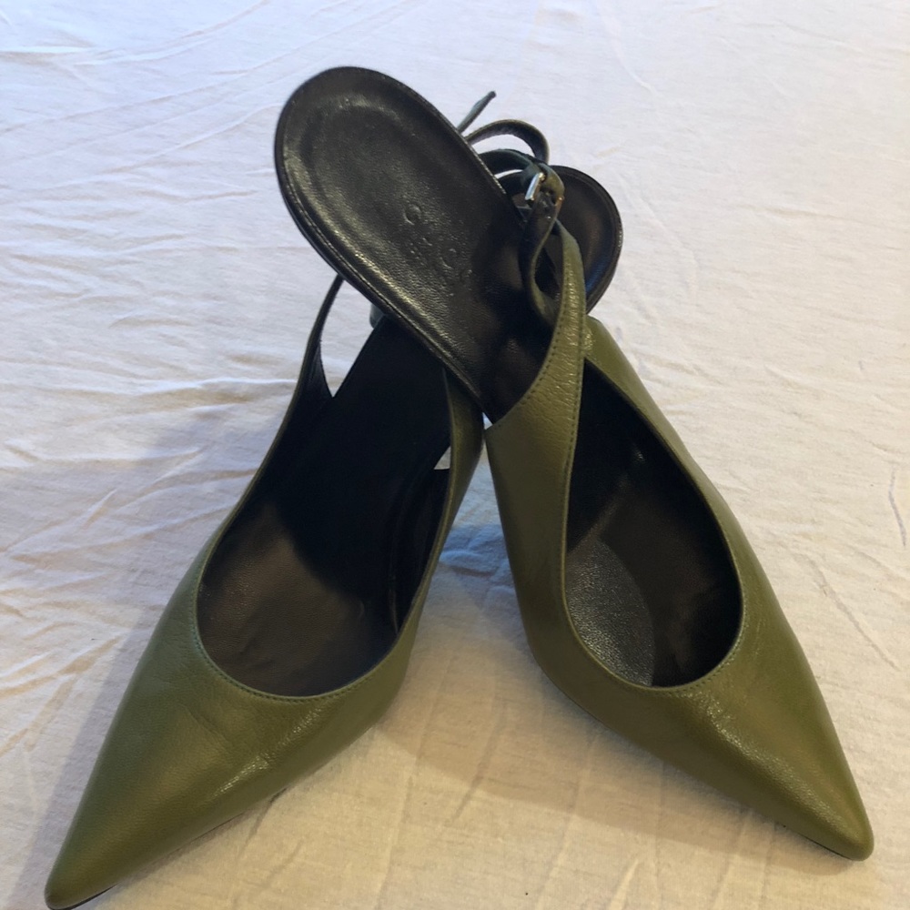 VINTAGE GUCCI BY TOM FORD SLING BACKS